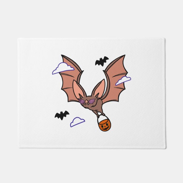 Halloween-Flieger niedlich Fußmatte (Vorderseite)