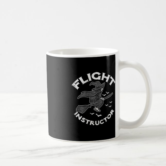 Halloween Flight Instructor Hexenkostüm Wo Kaffeetasse (Rechts)