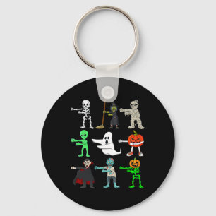 Halloween Floss wie ein Boss Monsters Boys Girls K Schlüsselanhänger