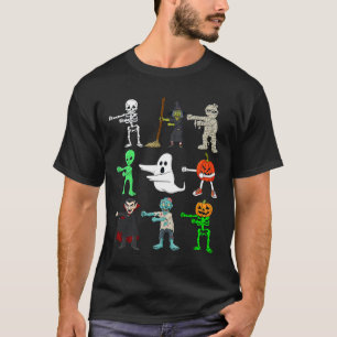 Halloween Floss wie ein Boss Monsters Boys Girls K T-Shirt