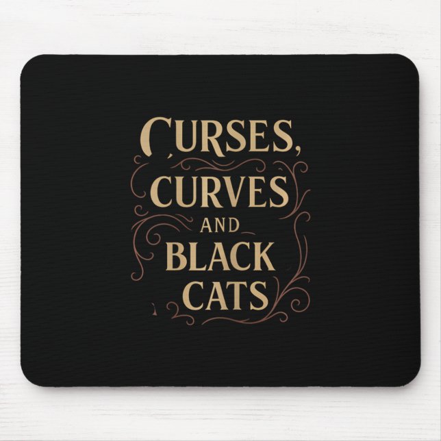 Halloween-Flüche  Mousepad (Vorne)