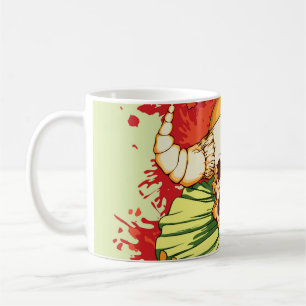 Halloween-Flyer: diabolisches Clown-Thema Kaffeetasse