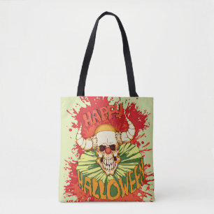 Halloween-Flyer: diabolisches Clown-Thema Tasche