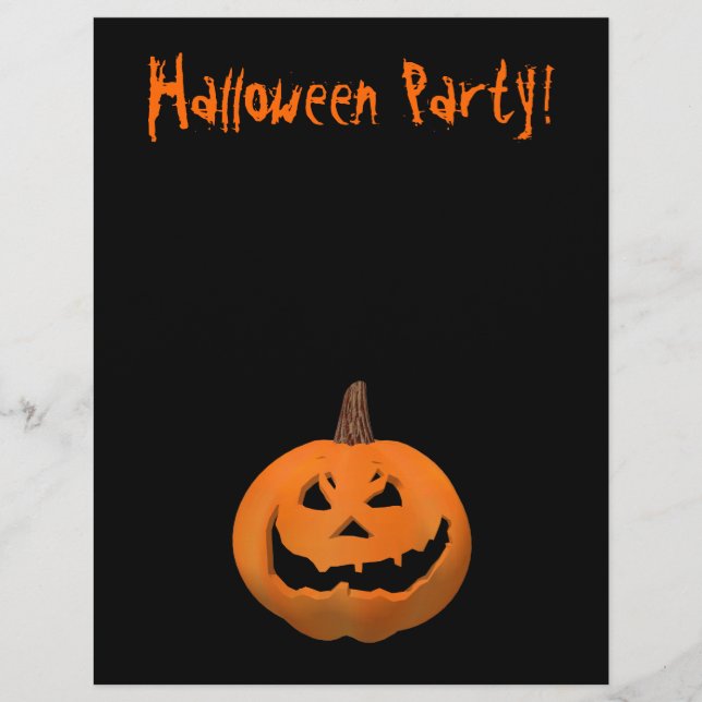 Halloween-Flyer: Jack-o-Lantern Flyer (Vorne)