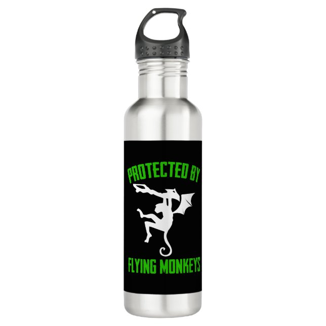 Halloween Flying Edelstahlflasche (Vorderseite)