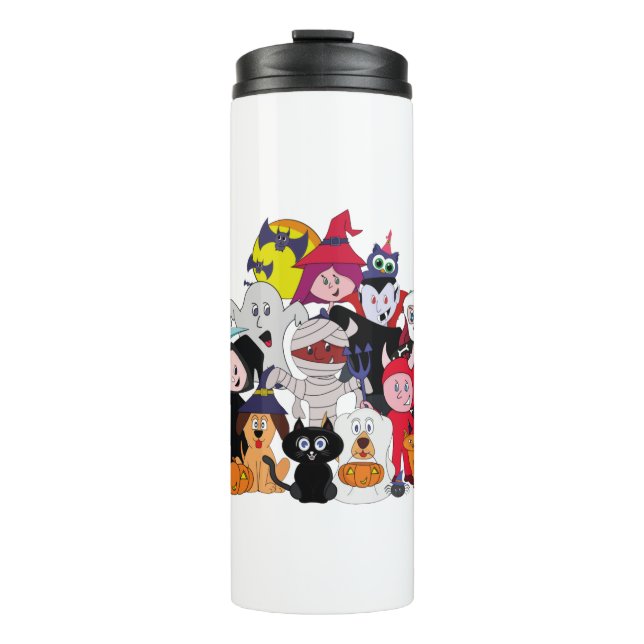 Halloween Folks Thermosbecher (Vorderseite)
