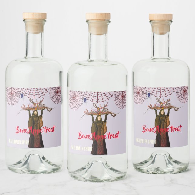 Halloween Food and Beverage Label Set Alkoholflaschenetikett (Flaschen)