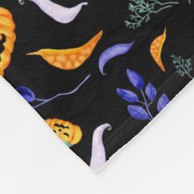 Halloween Forest Fleece Blanket (Ecke)