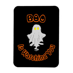 Halloween-Foto-Magnet   Boo beobachtet dich Magnet