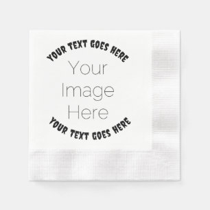 Halloween Foto Party Napkin - Benutzerdefiniertes  Serviette