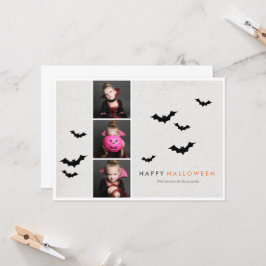 Halloween Foto Strip - leicht Karte