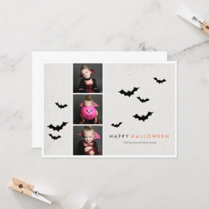 Halloween Foto Strip - leicht Karte