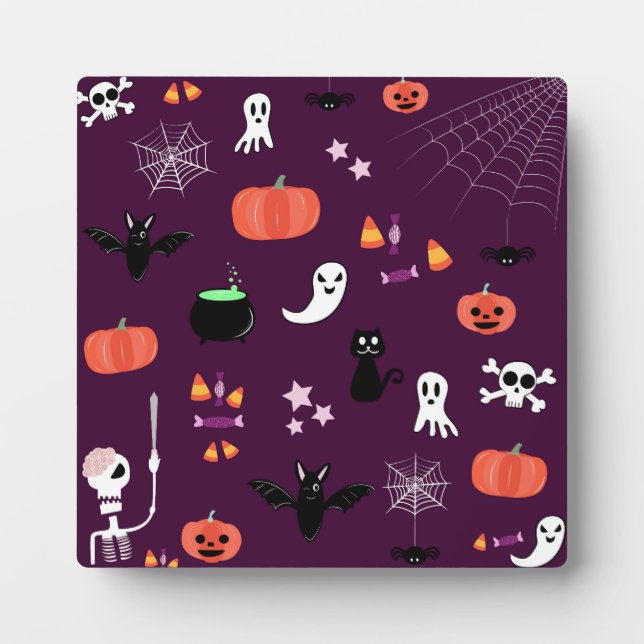 Halloween Fotoplatte (Vorderseite)
