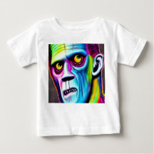 Halloween Frankenstein Baby T - Shirt
