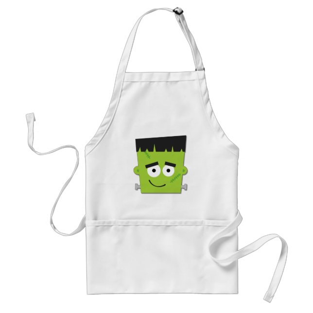 Halloween Frankenstein T - Shirt und Geschenke Schürze (Vorne)