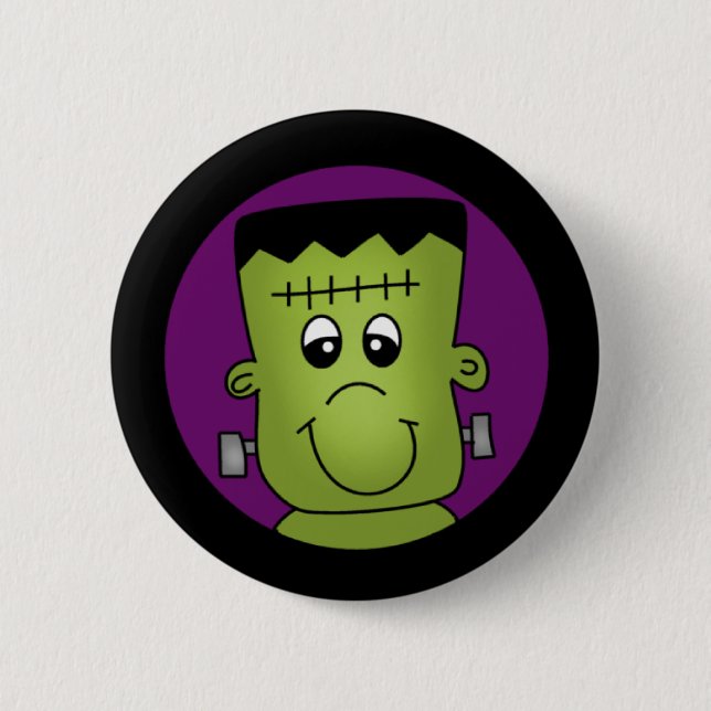 Halloween Frankie Button (Vorderseite)