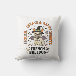 Halloween Französische Bulldogge Trickster Kissen