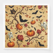 Halloween Französisches Musterpapier Napkin