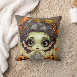 Halloween Frau Frankenstein Kissen