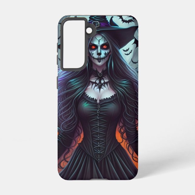 Halloween-Frau Samsung Galaxy Hülle (Rückseite)
