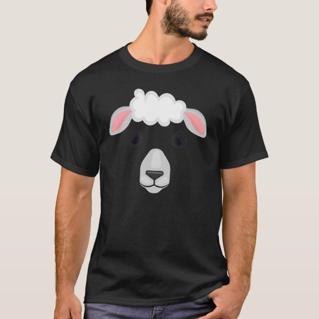 Halloween-Frauenkleid: Ich bin ein Schafe T-Shirt (Vorderseite)