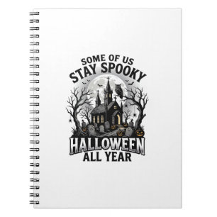 Halloween-Friedhof-Shirt für Fans der spooky-Saiso Notizblock