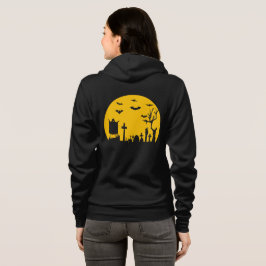 Halloween Friedhof Zip Up Hoodie
