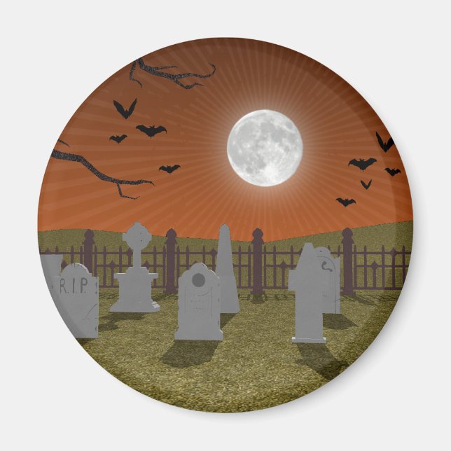 Halloween: Friedhofszene: Magnet (Vorne)