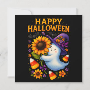 Halloween Friendly Ghost Greetings Card Karte