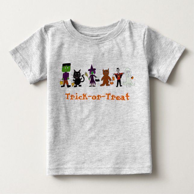 Halloween Friends Baby T-shirt (Vorderseite)