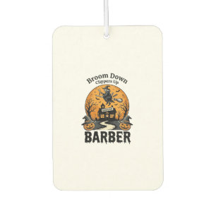 Halloween-Friseur-Shirt Witchy Heunted Salon Pun_1 Autolufterfrischer