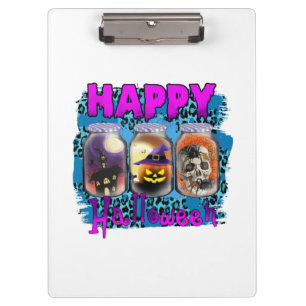 Halloween Frohes Halloween Geburtstag Klemmbrett