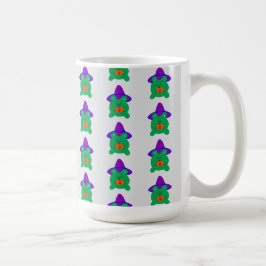 Halloween Froschhexe Kaffeetasse