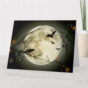 Halloween Full Moon Karte