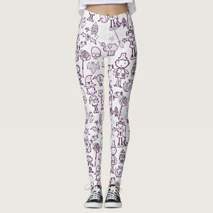 Halloween Fun Lila Leggings