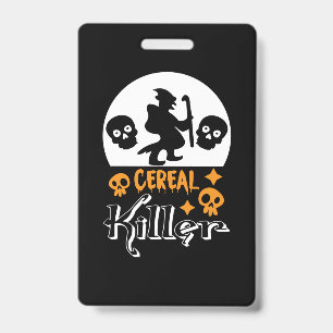 Halloween Funny Cereal Geburtstag Ausweis