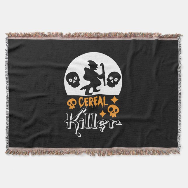 Halloween Funny Cereal Geburtstag Decke (Vorderseite)