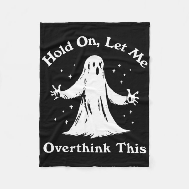 Halloween Funny Ghost Ließ mir diese Grafik überde Fleecedecke (Vorderseite)