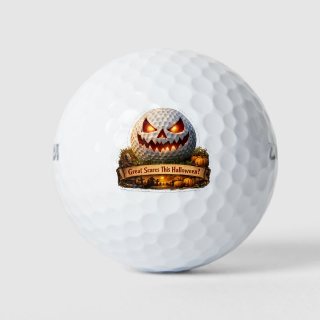 halloween funny golf ball (Vorderseite)