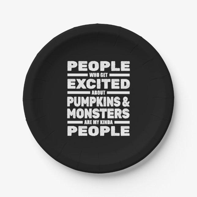 Halloween Funny Pappteller (Vorderseite)