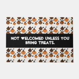 Halloween Funny Quote Confetti | Retro Pumpkins Fußmatte