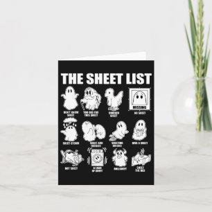 Halloween Funny Shirt Boo Sheet Halloween The Shee Karte