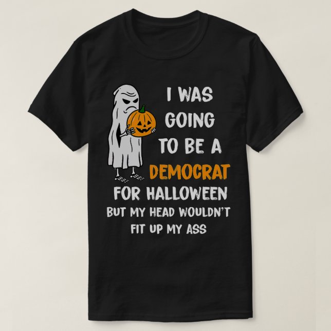 Halloween Funny war ein Demokrat ( T-Shirt (Design vorne)