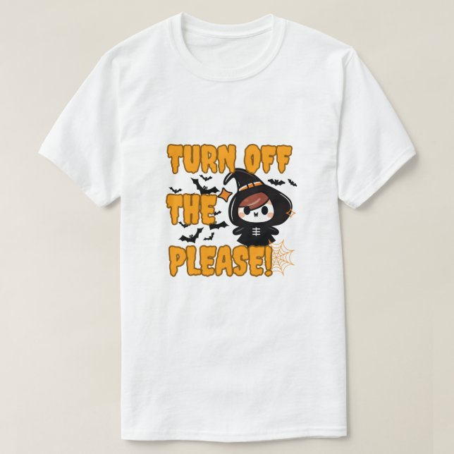 Halloween Funny Zitate T-Shirt (Design vorne)