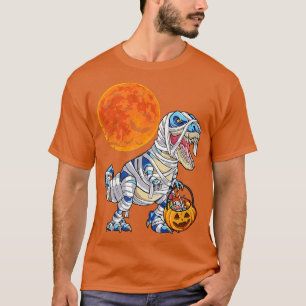 Halloween für Boys Men Dinosaur T re Mummy Pumpkin T-Shirt