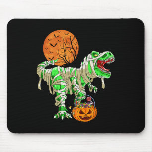 Halloween für Boys Men Dinosaur T-rex Mummy Pumpk Mousepad