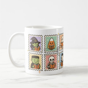 Halloween für Bücherliebhaber Kaffeetasse