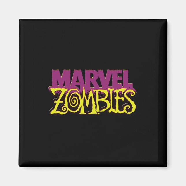 Halloween für das Offizielle Farblogo von Marvel Z Magnet (Vorne)