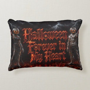 Halloween für immer in meinem Herzen Gothic Kürbis Dekokissen