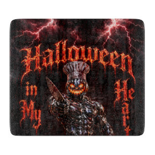 Halloween für immer in meinem Herzen Gothic Kürbis Schneidebrett